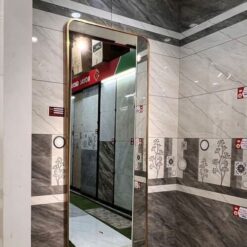 Gương viền nhôm màu rose GLS VF13R70 toàn thân 60x160cm