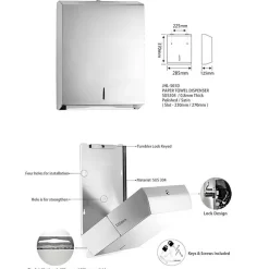 Hộp giấy lau tay Miken MK-A725 9 Hộp giấy lau tay Miken MK-A725