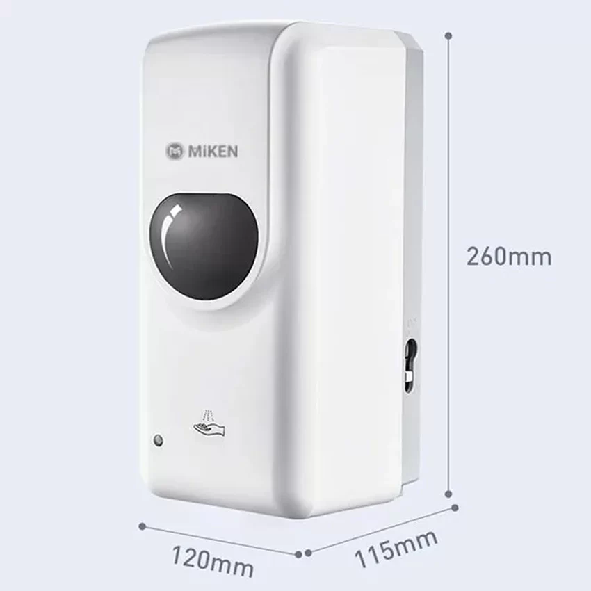 Hộp xịt xà phòng tự động Miken MKH-9302 - SKU: MKH-9302 Hộp xịt xà phòng tự động Miken MKH-9302 gần cảnh