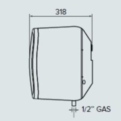 Máy nước nóng gián tiếp Andris2 Rs Ariston