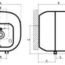 Máy nước nóng gián tiếp Ferroli Cubo