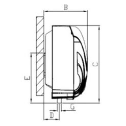 Máy nước nóng gián tiếp Ferroli Hot Dog cho chậu bếp