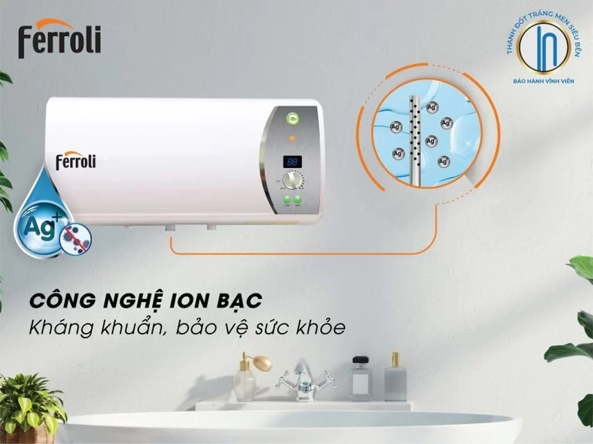 Ưu điểm của máy nước nóng Ferroli Verdi AG+ Ưu điểm của máy nước nóng Ferroli Verdi AG+