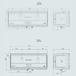 Máy nước nóng gián tiếp Slim3 LUX Ariston