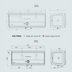 Máy nước nóng gián tiếp Slim3 R Ariston