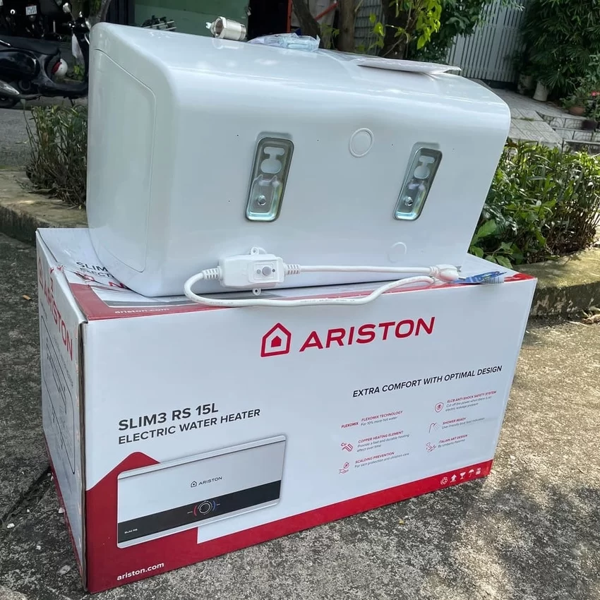 Thiết kế máy nước nóng Slim3 RS Ariston Thiết kế máy nước nóng Slim3 RS Ariston