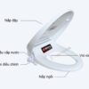 Nắp bồn cầu điện tử thông minh Nikko P39031 1 Nắp bồn cầu điện tử thông minh Nikko P39031