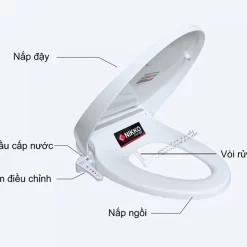 Nắp bồn cầu điện tử thông minh Nikko P39031