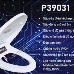 Nắp bồn cầu điện tử thông minh Nikko P39031 9 Nắp bồn cầu điện tử thông minh Nikko P39031