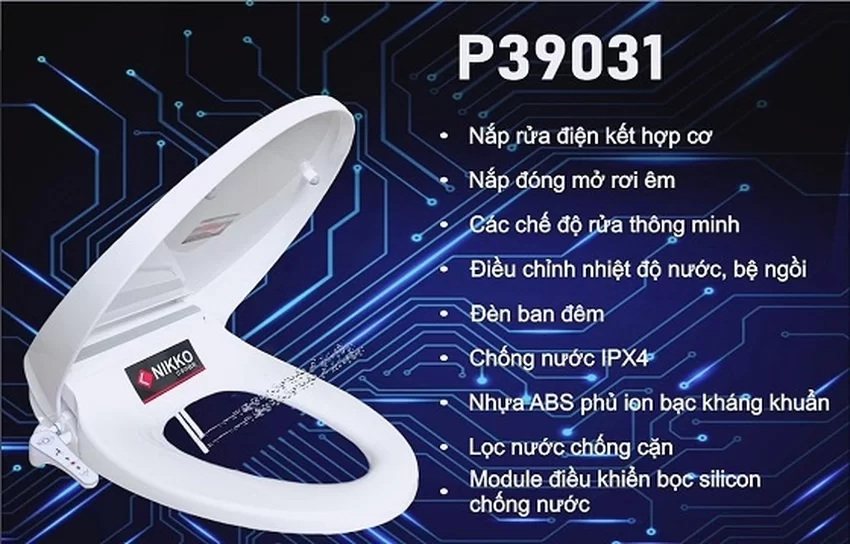 Ứng dụng thực tế Nắp bồn cầu điện tử thông minh Nikko P39031 - SKU P39031 Ứng dụng thực tế của Nắp bồn cầu điện tử thông minh Nikko P39031