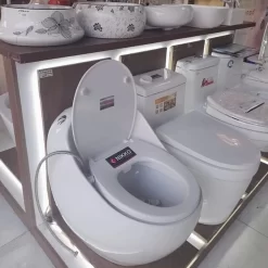 Nắp bồn cầu hình trứng rửa cơ Nikko P6005