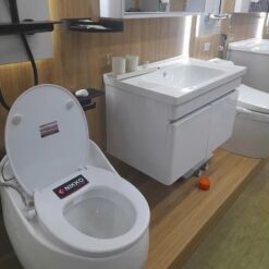 Nắp bồn cầu hình trứng rửa cơ Nikko P6005