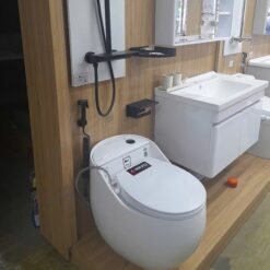 Nắp bồn cầu hình trứng rửa cơ Nikko P6005 12 Nắp bồn cầu hình trứng rửa cơ Nikko P6005