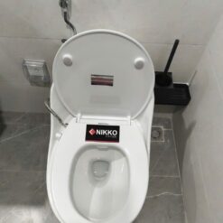 Nắp bồn cầu hình trứng rửa cơ Nikko P6005 14 Nắp bồn cầu hình trứng rửa cơ Nikko P6005