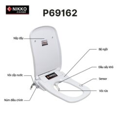 Nắp rửa điện tử thông minh cho bồn cầu Nikko P69162