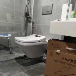 Nắp rửa điện tử thông minh cho bồn cầu Nikko P69162 21 Nắp rửa điện tử thông minh cho bồn cầu Nikko P69162