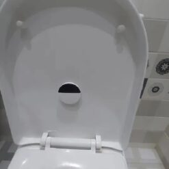 Nút xả bồn cầu cảm ứng hồng ngoại không chạm xả tự động Miken MKX-0030 (Pin)