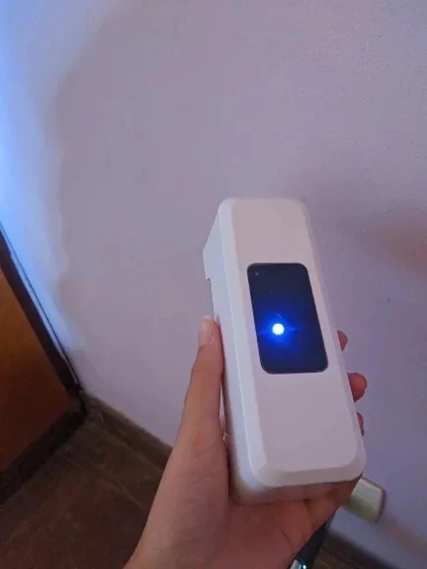 Nút xả bồn cầu Miken MKX-MT1 Nút xả bồn cầu cảm ứng hồng ngoại tự động Miken MKX-MT1 - Ảnh 3