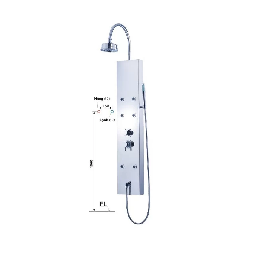 Sen thuyền nóng lạnh Caesar SP132 - SKU SP132 Sen thuyền nóng lạnh Caesar SP132