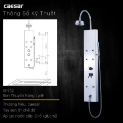 Sen thuyền nóng lạnh Caesar SP132 13 Sen thuyền nóng lạnh Caesar SP132