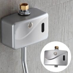 Van xả cảm ứng tiểu nam kết hợp nhấn tay MKV-C4896P (Pin 6V)