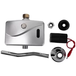 Van xả cảm ứng tiểu nam kết hợp nhấn tay MKV-C4896P (Pin 6V) 12 Van xả cảm ứng tiểu nam kết hợp nhấn tay MKV-C4896P (Pin 6V)