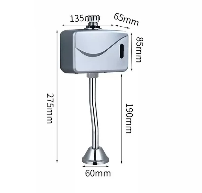 Van xả cảm ứng tiểu nam kết hợp nhấn tay MKV-C4896P (Pin 6V) 8 Van xả cảm ứng tiểu nam kết hợp nhấn tay MKV-C4896P (Pin 6V)