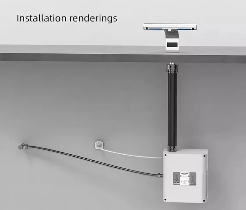 Vòi cảm ứng kết hợp máy sấy tay tốc độ cao HSD-A3871 6 Vòi cảm ứng kết hợp máy sấy tay tốc độ cao HSD-A3871