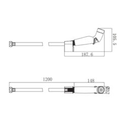 Vòi xịt vệ sinh Viglacera VG829