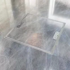 Nắp bể ngầm Inox tay nâng rời 2 viền hãng Kavar-T2CT