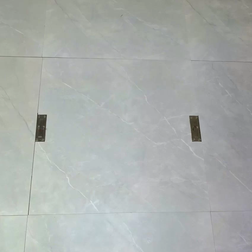 Nắp bể ngầm Inox Kavar T1KV Nắp bể ngầm Inox tay nâng liền có viền inox Kavar T1KV