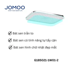 Bát sen tắm chữ nhật JOMOO G185021-1W01-I012 9 Bát sen tắm chữ nhật JOMOO G185021-1W01-I012