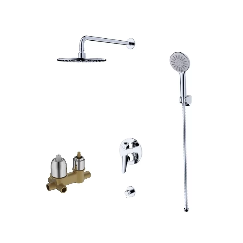 Bộ sen tắm âm tường JOMOO P37268-122/1B-1/P37195-000/1B-1 Bộ sen tắm âm tường JOMOO P37268-122/1B-1/P37195-000/1B-1