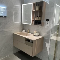 Bộ tủ chậu & tủ gương size 100cm JOMOO A2471-16BL-1