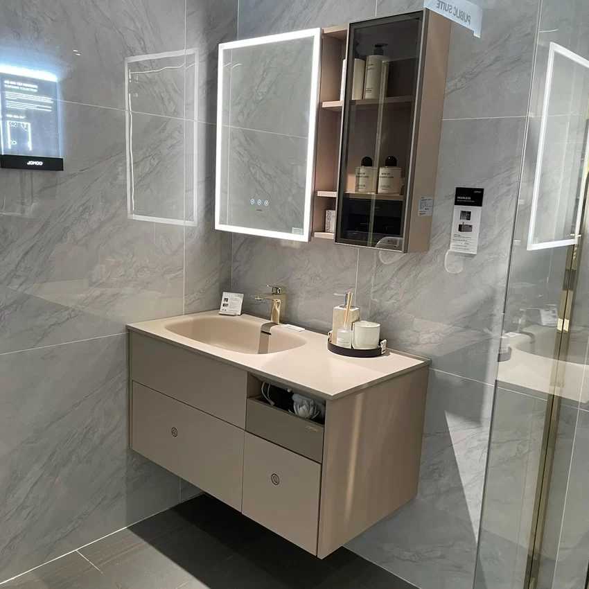 Bộ tủ chậu & tủ gương size 100cm JOMOO A2471-16BL-1 Bộ tủ chậu & tủ gương size 100cm JOMOO A2471-16BL-1 - Hình 1