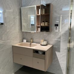 Bộ tủ chậu & tủ gương size 100cm JOMOO A2471-16BL-1