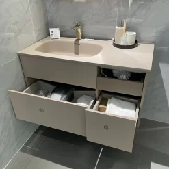 Bộ tủ chậu & tủ gương size 100cm JOMOO A2471-16BL-1 13 Bộ tủ chậu & tủ gương size 100cm JOMOO A2471-16BL-1
