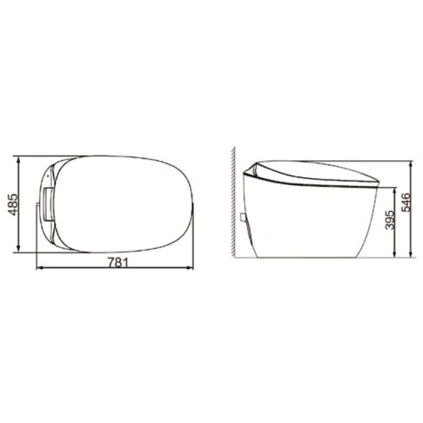 Bồn cầu thông minh JOMOO ZD9830-S2-CJM000 11 Bồn cầu thông minh JOMOO ZD9830-S2-CJM000