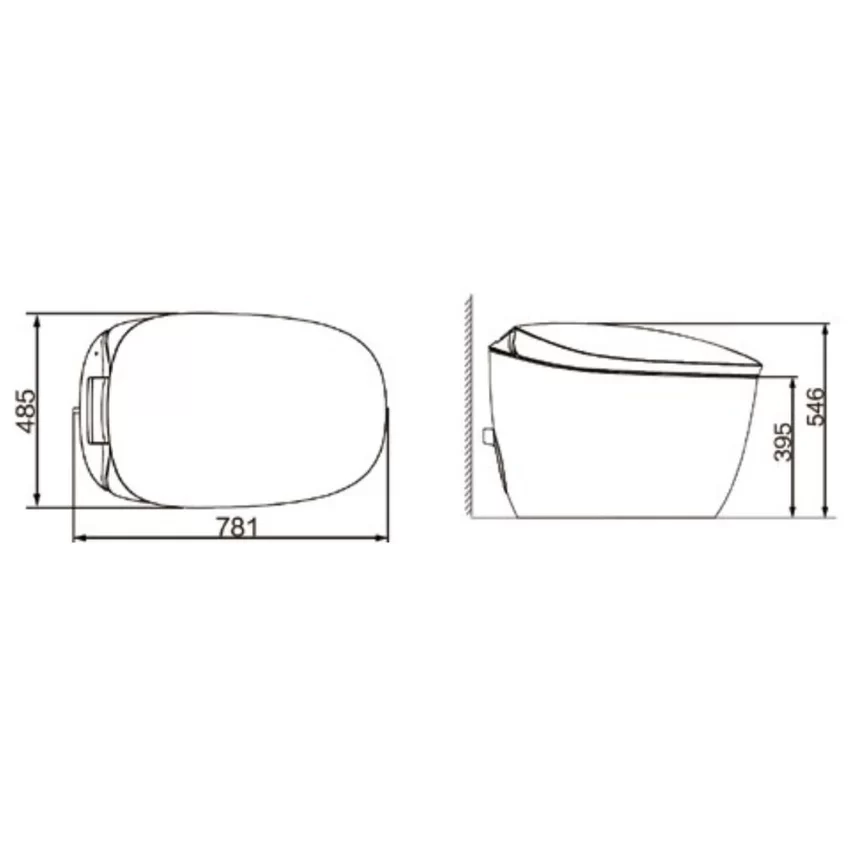 Bồn cầu thông minh JOMOO ZD9830-S2-CJM000 11 Bồn cầu thông minh JOMOO ZD9830-S2-CJM000