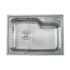 Chậu rửa chén 1 hộc 62x44cm JOMOO 06178-7Z-1 2 Chậu rửa chén 1 hộc 62x44cm JOMOO 06178-7Z-1