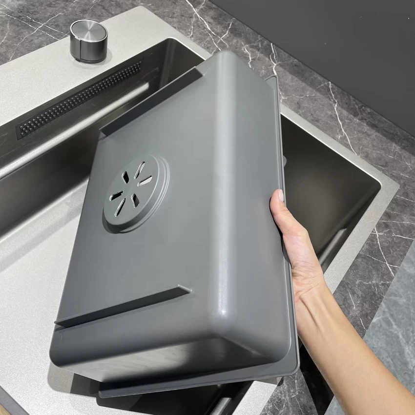 Chậu rửa chén 1 hộc 78x48cm hydro nano kháng nước JOMOO 06293-BZ-1 - SKU: 06293-BZ-1 Chậu rửa chén 1 hộc 78x48cm hydro nano kháng nước JOMOO 06293-BZ-1