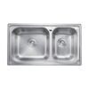 Chậu rửa chén 2 hộc 76x43cm JOMOO 06108-7Z1-I011 1 Chậu rửa chén 2 hộc 76x43cm JOMOO 06108-7Z1-I011