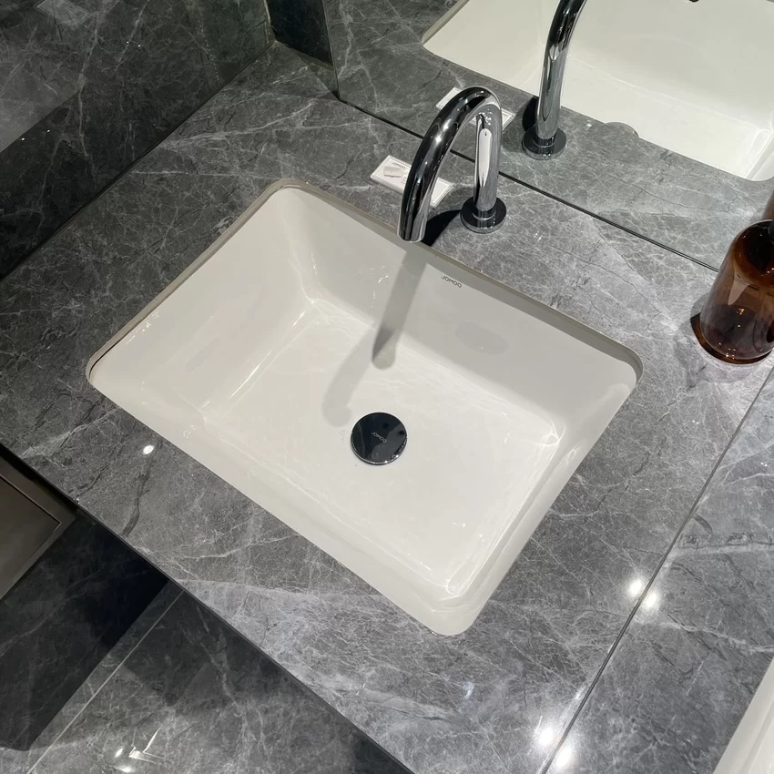Chậu rửa mặt lavabo âm bàn JOMOO 12683-1/01K-I011 8 Chậu rửa mặt lavabo âm bàn JOMOO 12683-1/01K-I011