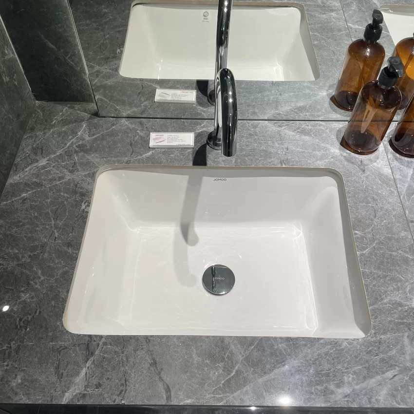 Chậu rửa mặt lavabo âm bàn JOMOO 12683-1/01K-I011 9 Chậu rửa mặt lavabo âm bàn JOMOO 12683-1/01K-I011