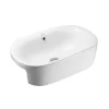Chậu rửa mặt lavabo bán âm bàn JOMOO 12707-1/01Z-I011