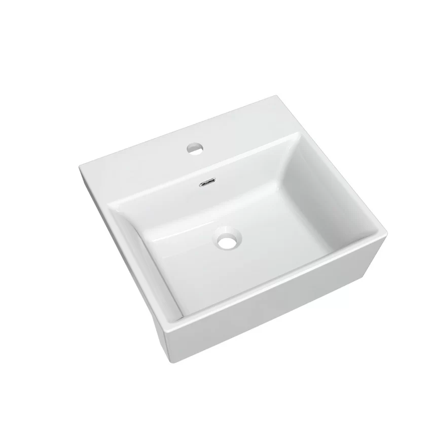 Chậu Rửa Mặt Lavabo Bán Âm Bàn JOMOO P12664-1/11Z-1 Chậu Rửa Mặt Lavabo Bán Âm Bàn JOMOO P12664-1/11Z-1
