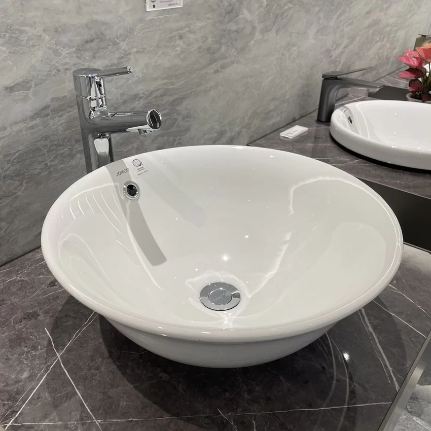 Chậu rửa mặt lavabo đặt bàn JOMOO 12703-1/01P-I011 7 Chậu rửa mặt lavabo đặt bàn JOMOO 12703-1/01P-I011