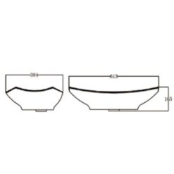 Chậu rửa mặt lavabo đặt bàn JOMOO 12724-1/01K-I011