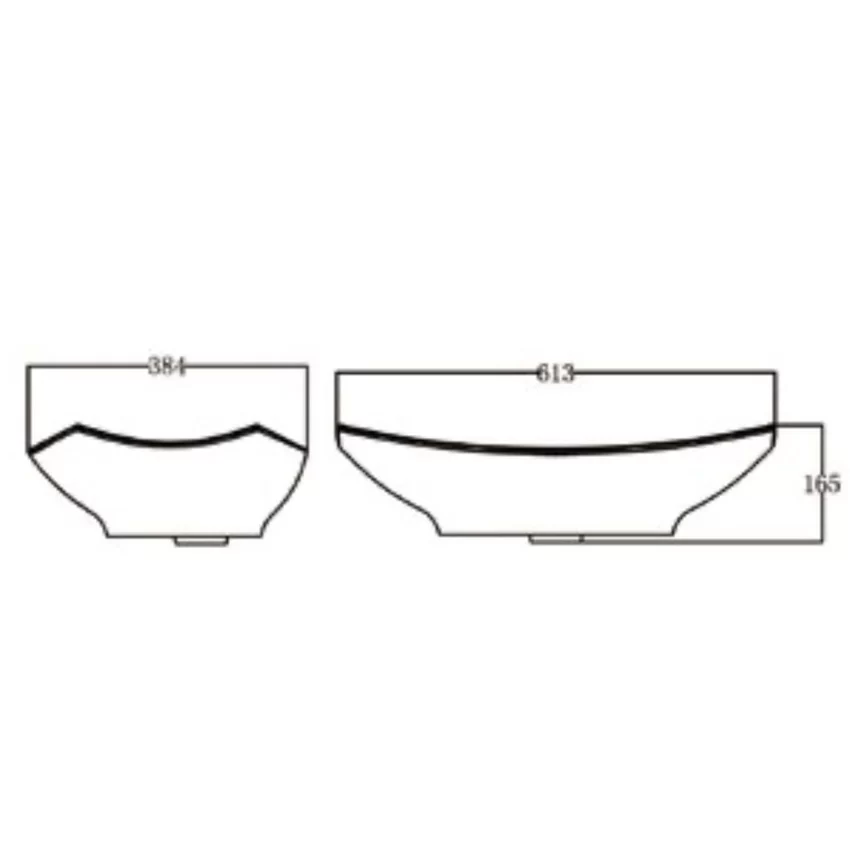 Chậu rửa mặt lavabo JOMOO 12724-1/01K-I011 Chậu rửa mặt lavabo đặt bàn JOMOO 12724-1/01K-I011