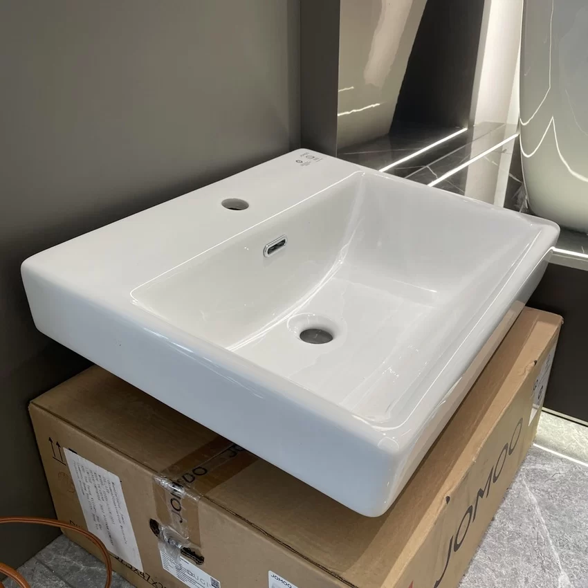 Chậu rửa mặt lavabo đặt bàn JOMOO 12725-1/11K-I011 Chậu rửa mặt lavabo đặt bàn JOMOO 12725-1/11K-I011